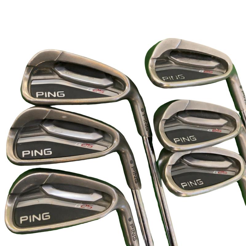【中古】 ピン G25 6S アイアンセット IR CFS MAX スチール (フレックスS) メンズ 男性用 右利き 右用 Cランク ゴルフクラブ｜ゴルフパートナー 中古クラブ店