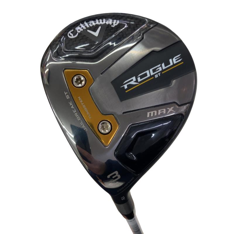 【中古】 キャロウェイ ROGUE ST MAX 3W レフティ フェアウェイウッド FW VENTUS 5 for CW(ROGUE ST FW) (フレックスSR) メンズ 男性用 左利き レフティ 左用 Cランク ゴルフクラブ