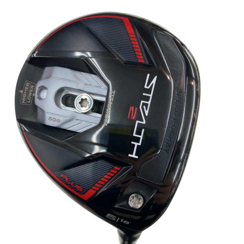 【中古】 テーラーメイド STEALTH2 PLUS 5W フェアウェイウッド FW Tour AD CQ-6 (フレックスS) メンズ 男性用 右利き 右用 Cランク ゴルフクラブ