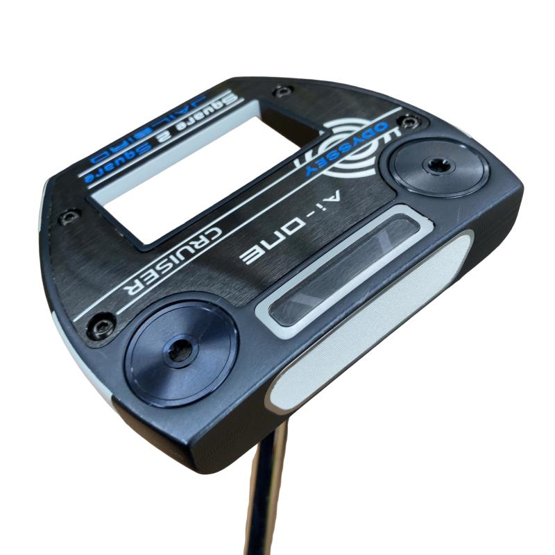 【中古】 オデッセイ Ai-ONE SQUARE 2 SQUARE JAILBIRD CRUISER 38インチ パター PT STROKE LAB 140 スチール (フレックスその他) メンズ 男性用 右利き 右用 Cランク ゴルフクラブ