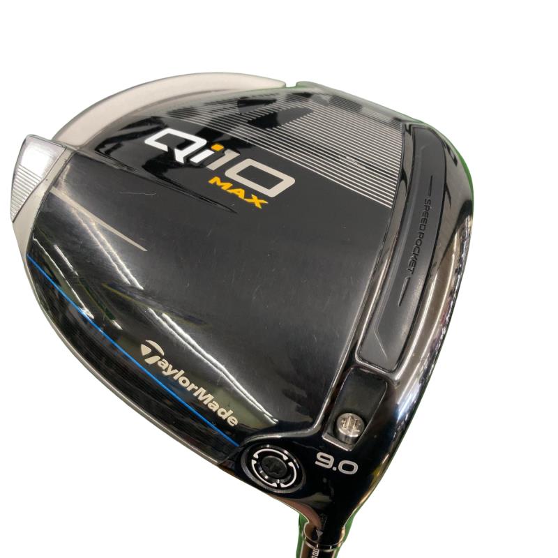 【中古】 テーラーメイド Qi10 MAX 9° ドライバー DR Diamana BLUE TM50(Qi10 DR) (フレックスS) メンズ 男性用 右利き 右用 Cランク ゴルフクラブ