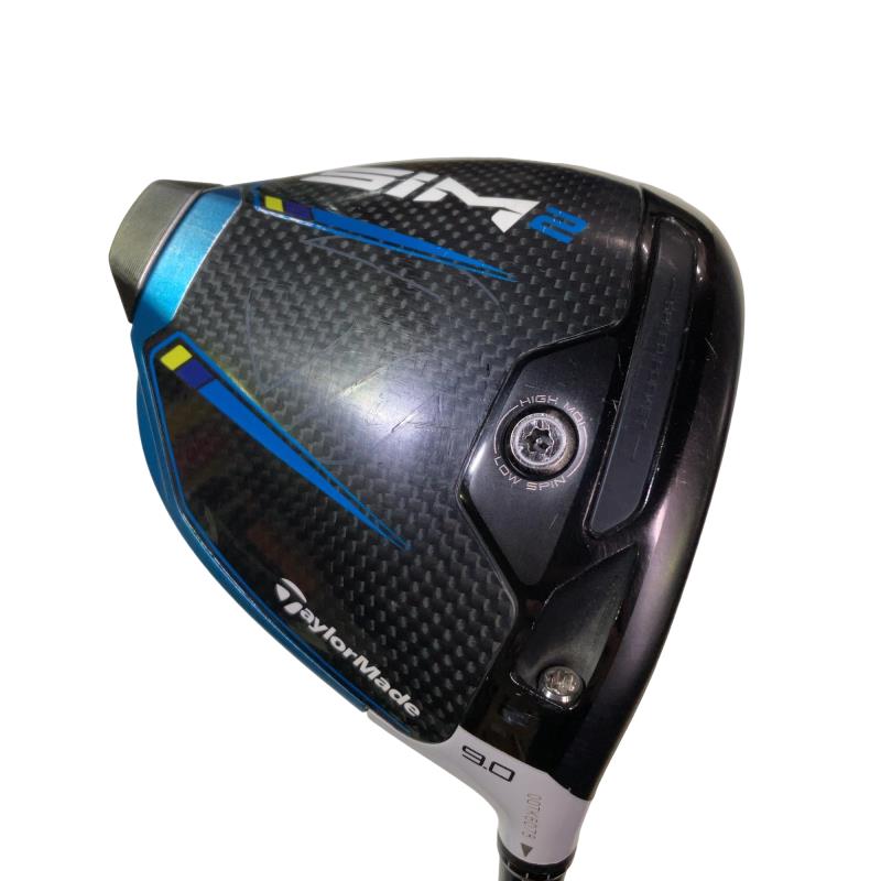 【中古】 テーラーメイド SIM2 9° ドライバー DR 純正特注シャフト (フレックスS) メンズ 男性用 右利き 右用 Cランク ゴルフクラブ