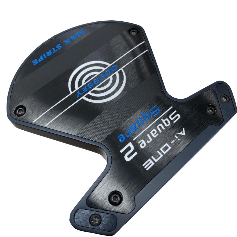 【中古】 オデッセイ Ai-ONE SQUARE 2 SQUARE MAX STRIPE 33in パター PT STROKE LAB 90 スチール写真 (フレックス余分の物) メンズ 成人男性用 右利き 右用 C序列付ける ゴルフ野球クラブ
