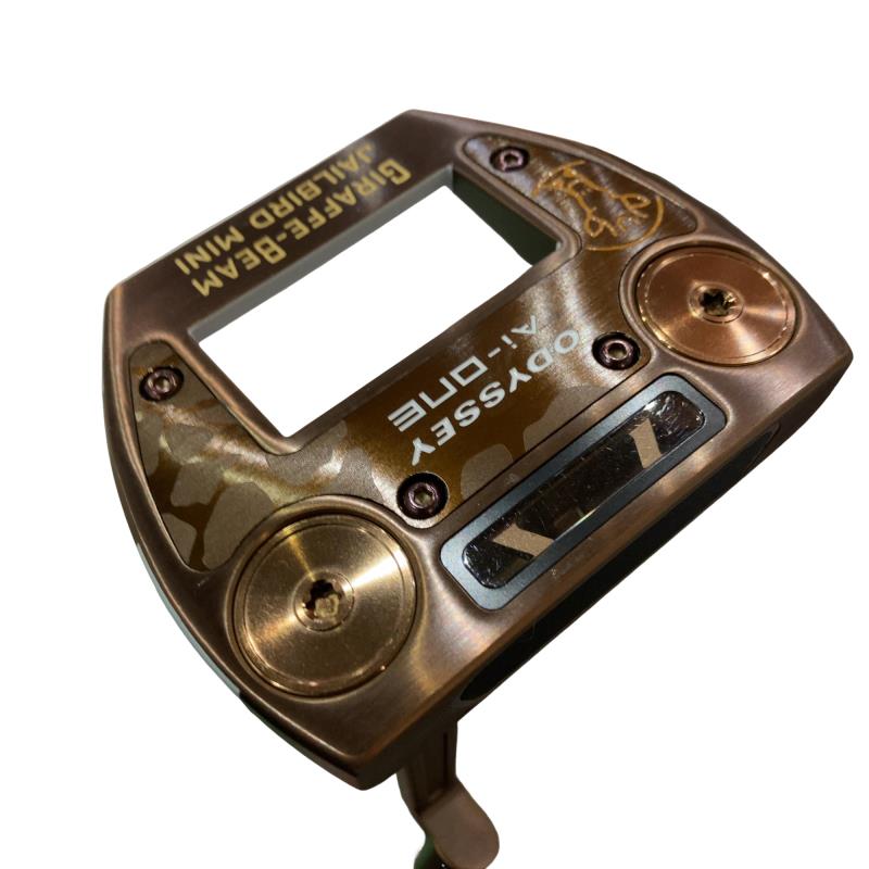 【中古】 オデッセイ Ai-ONE GIRAFFE-BEAM JAILBIRD MINI 33インチ パター PT STROKE LAB 90 スチール (フレックスその他) メンズ 男性用 右利き 右用 Bランク ゴルフクラブ