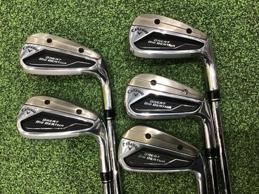 【中古】 キャロウェイ GREAT BIG BERTHA(2023) 5S アイアンセット IR NS PRO 950GH neo (フレックスS) メンズ 男性用 右利き 右用 Cランク ゴルフクラブ