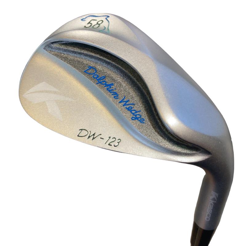 【中古】 キャスコ Dolphin Wedge DW-123 シルバー 58° ウェッジ WG リシャフト (フレックスその他) メンズ 男性用 右利き 右用 Cランク ゴルフクラブ