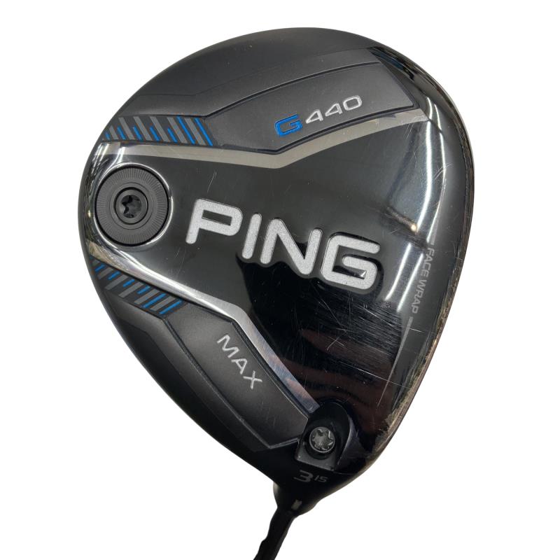 【中古】 ピン G440 MAX 3W フェアウェイウッド FW PING TOUR 2.0 CHROME 75(FW) (フレックスS) メンズ 男性用 右利き 右用 Cランク ゴルフクラブ