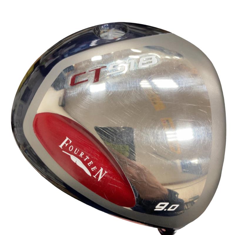 【中古】 フォーティーン CT-518 9°(47.75インチ) ドライバー DR FT-15d (フレックスSR) メンズ 男性用 右利き 右用 Cランク ゴルフクラブ