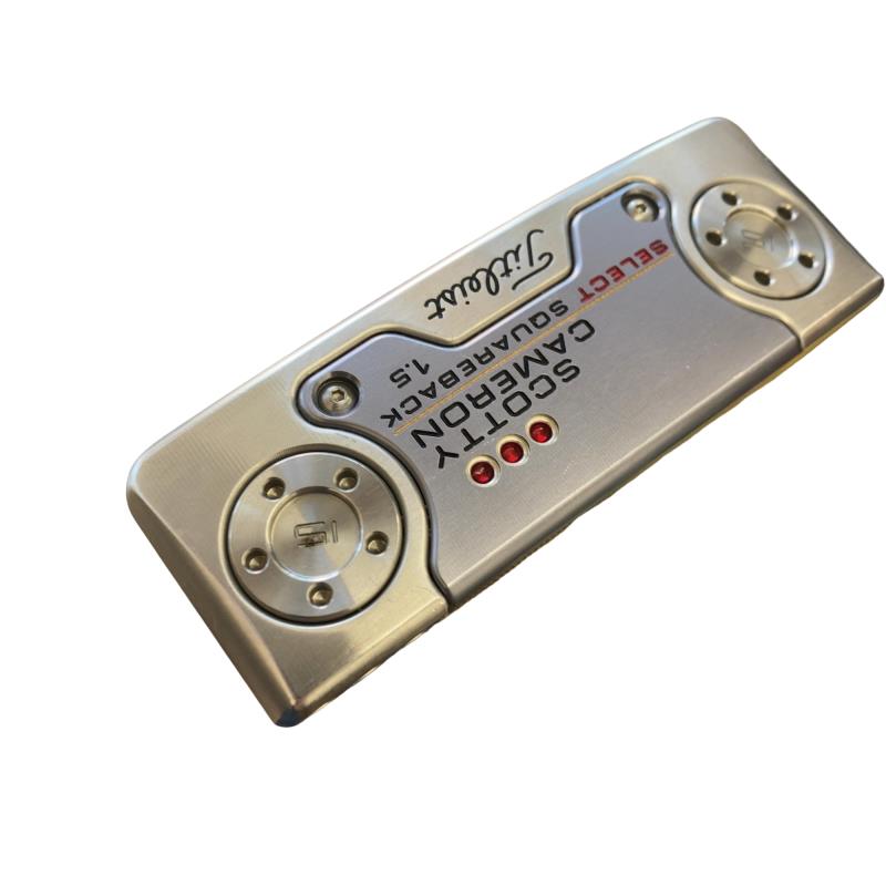 【中古】 タイトリスト SCOTTY CAMERON select SQUAREBACK 1.5(2018) 34in パター PT スチール写真 (フレックス余分の物) メンズ 成人男性用 右利き 右用 C価値づける ゴルフ野球クラブ