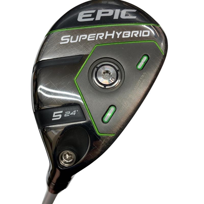 【中古】 キャロウェイ EPIC SUPER HYBRID U5 ユーティリティ UT リシャフト (フレックスその他) メンズ 男性用 右利き 右用 Cランク ゴルフクラブ