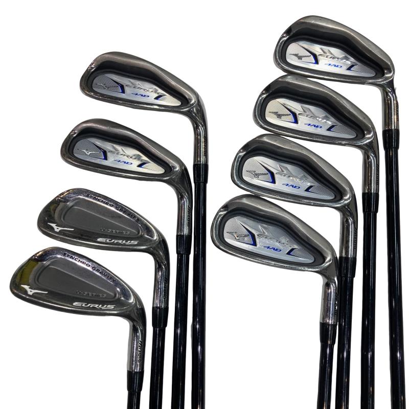 【中古】 ミズノ EURUS 4AD 8S アイアンセット IR EXSAR(EURUS 4AD) (フレックスS) メンズ 男性用 右利き 右用 Cランク ゴルフクラブ|ゴルフパートナー 中古クラブ店