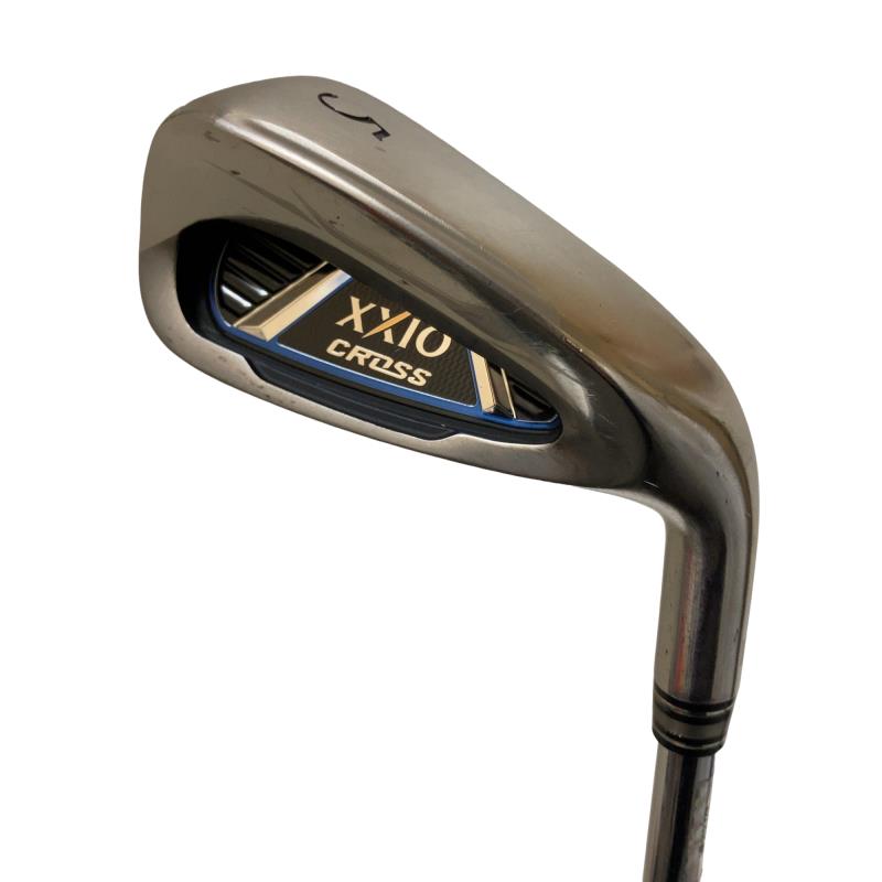 【中古】 ダンロップ XXIO CROSS #5 単品アイアン LI NS PRO 870GH D.S.T for XXIO (フレックスR) メンズ 男性用 右利き 右用 Cランク ゴルフクラブ