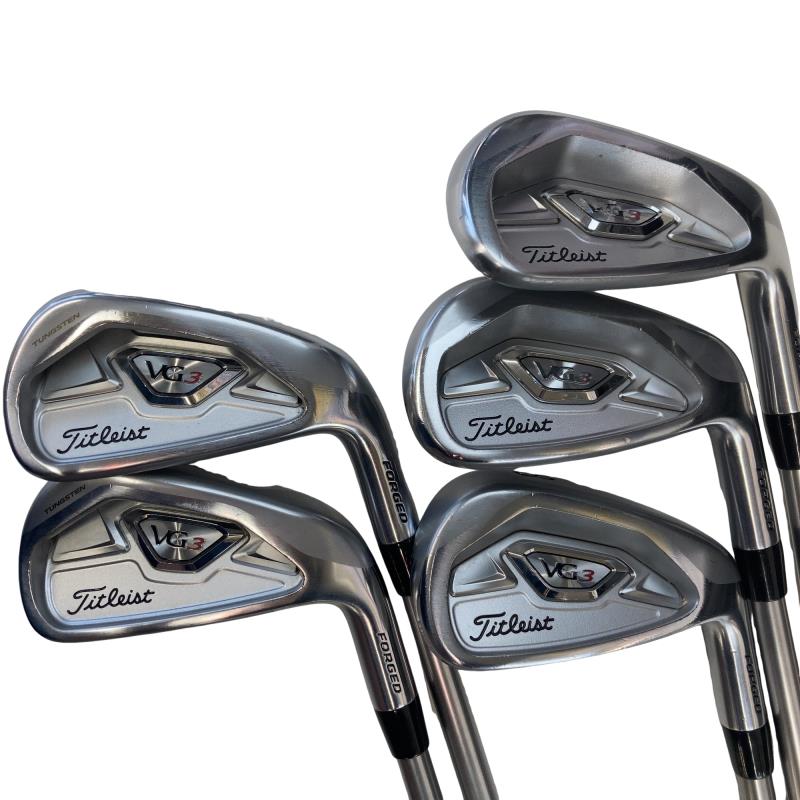 【中古】 タイトリスト Titleist VG3(2018) 5S アイアンセット IR Titleist VG I(2018) (フレックスS) メンズ 男性用 右利き 右用 Dランク ゴルフクラブ|ゴルフパートナー 中古クラブ店