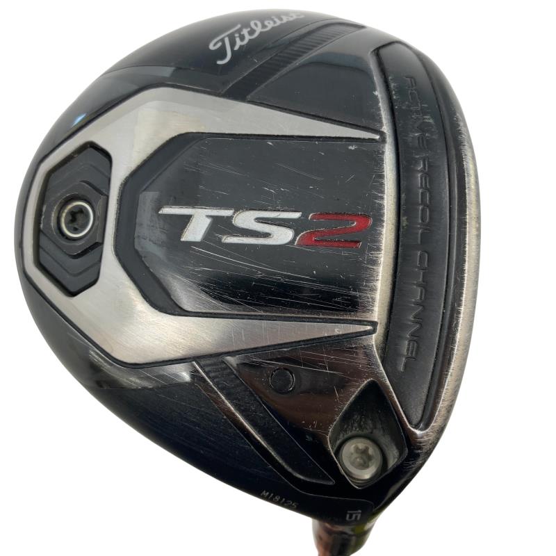 【中古】 タイトリスト TS2 15&deg; フェアウェイウッド FW 純正特注シャフト (フレックスS) メンズ 男性用 右利き 右用 Cランク ゴルフクラブ｜ゴルフパートナー 中古クラブ店
