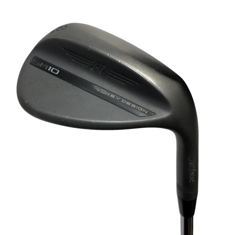 【中古】 タイトリスト VOKEY SPIN MILLED SM10 ジェット機黒いこと 58°/08°M ウェッジ WG 純然たる特注矢がら (フレックスS) メンズ 成人男性用 右利き 右用 C位置づける ゴルフ野球クラブ
