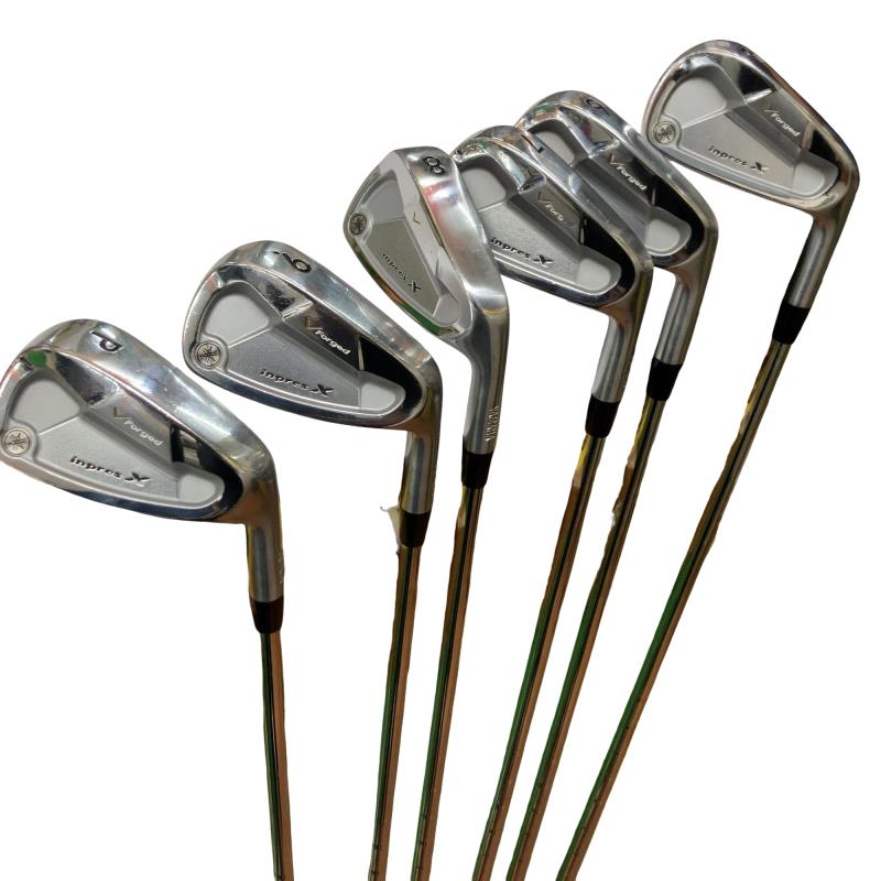 【中古】 ヤマハ inpres X V FORGED(2009) 6S アイアン仕掛ける IR NS PRO 950GH (フレックスS) メンズ 成人男性用 右利き 右用 C価値づける ゴルフ野球クラブ