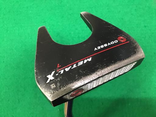 【中古】 オデッセイ METAL-X #7 34in パター PT スチール写真 (フレックス余分の物) メンズ 成人男性用 右利き 右用 D序列付ける ゴルフ野球クラブ
