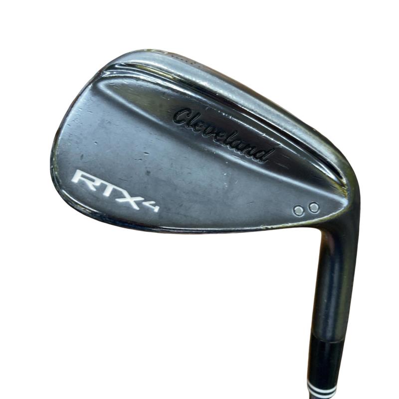 【中古】 クリーブランド Cleveland RTX-4 ブラックサテン 50°/10° MID ウェッジ WG Dynamic Gold (フレックスS) メンズ 男性用 右利き 右用 Cランク ゴルフクラブ