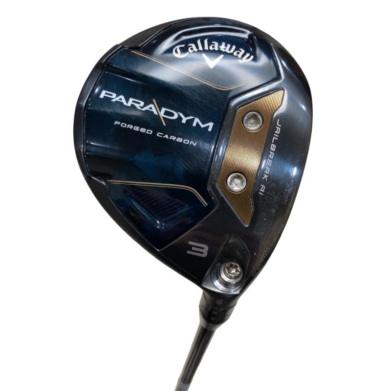 【中古】 キャロウェイ PARADYM 3W フェアウェイウッド FW 純正特注シャフト (フレックスS) メンズ 男性用 右利き 右用 Cランク ゴルフクラブ