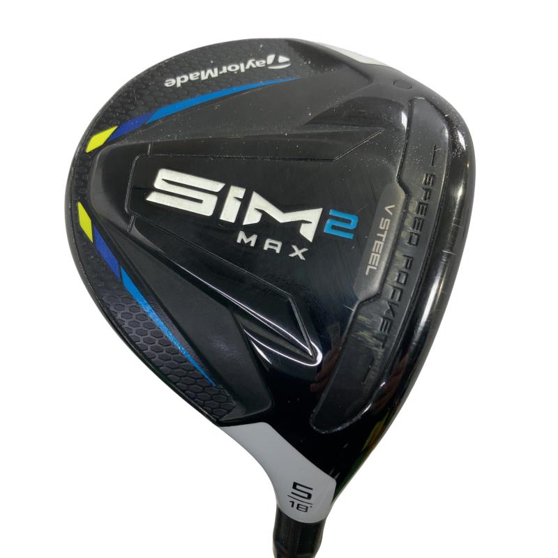 【中古】 テーラーメイド SIM2 MAX 3W フェアウェイウッド FW TENSEI BLUE TM50(SIM2 FW) (フレックスR) メンズ 男性用 右利き 右用 Cランク ゴルフクラブ