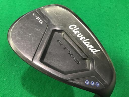 【中古】 クリーブランド Cleveland RTX-3 キャビティバック ブラックサテン 56°/14° ウェッジ WG Dynamic Gold (フレックスS) メンズ 男性用 右利き 右用 Cランク ゴルフクラブ