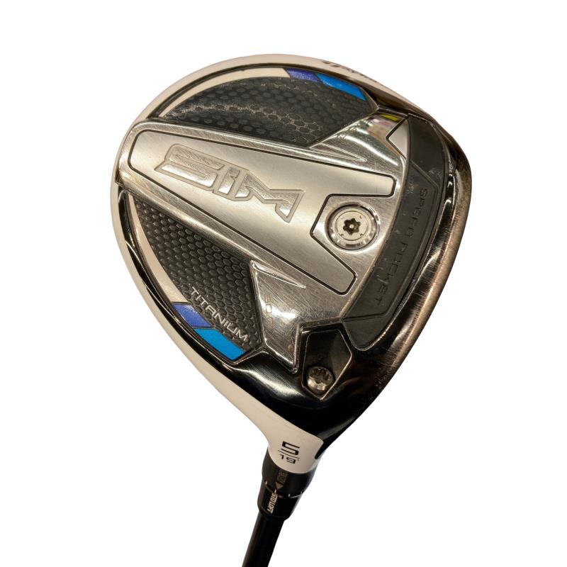 【中古】 テーラーメイド SIM 5W フェアウェイウッド FW 純正特注シャフト (フレックスS) メンズ 男性用 右利き 右用 Cランク ゴルフクラブ