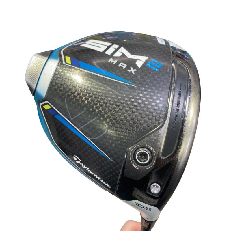 【中古】 テーラーメイド SIM2 MAX 10.5° ドライバー DR TENSEI BLUE TM50(SIM2 DR) (フレックスR) メンズ 男性用 右利き 右用 Cランク ゴルフクラブ