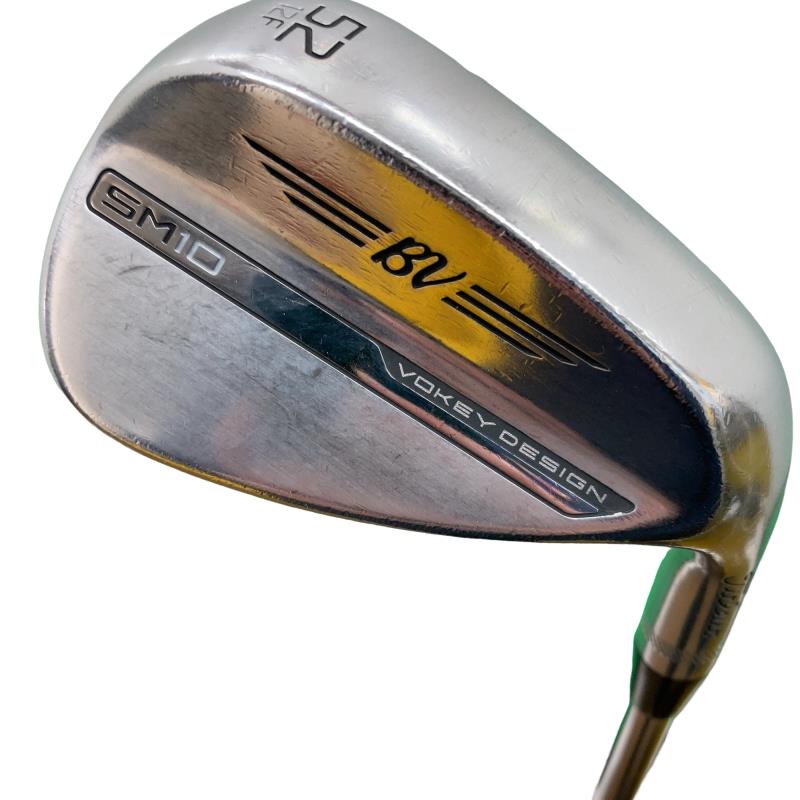 【中古】 タイトリスト VOKEY SPIN MILLED SM10 ツアークロム 52°/12°F ウェッジ WG 純正特注シャフト (フレックスS) メンズ 男性用 右利き 右用 Cランク ゴルフクラブ