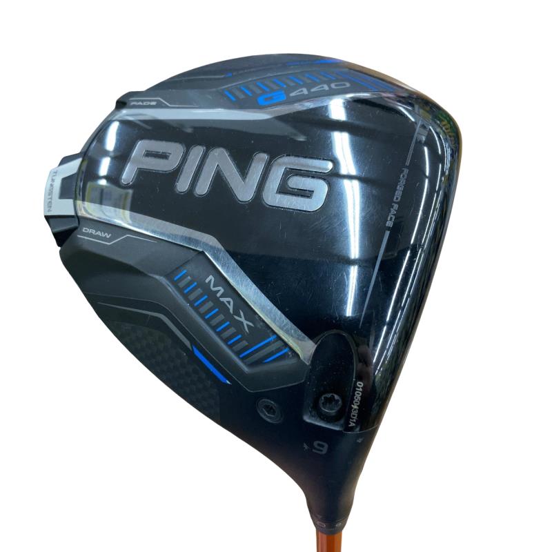 【中古】 ピン G440 MAX  9° １番ウッド DR リシャフト (フレックス余分の物) メンズ 成人男性用 右利き 右用 C序列付ける ゴルフ野球クラブ