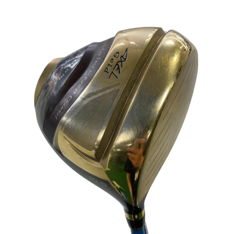 【中古】 つるや AXEL Gold Premium II 10.5° １番ウッド DR AXEL Gold Premium II(１番ウッド) (フレックスR) メンズ 成人男性用 右利き 右用 D位置づける ゴルフ野球クラブ