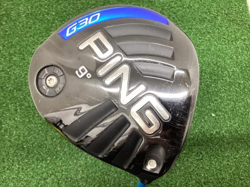 【中古】 ピン G30  9° １番ウッド DR 完全無欠特注立て坑 (フレックスS) メンズ 成人男性用 右利き 右用 C序列付ける ゴルフ野球クラブ