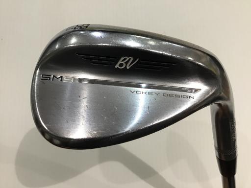 【中古】 タイトリスト VOKEY SPIN MILLED SM9 ツアークロム 58°/10°S ウェッジ WG Dynamic Gold (フレックスS) メンズ 男性用 右利き 右用 Dランク ゴルフクラブ