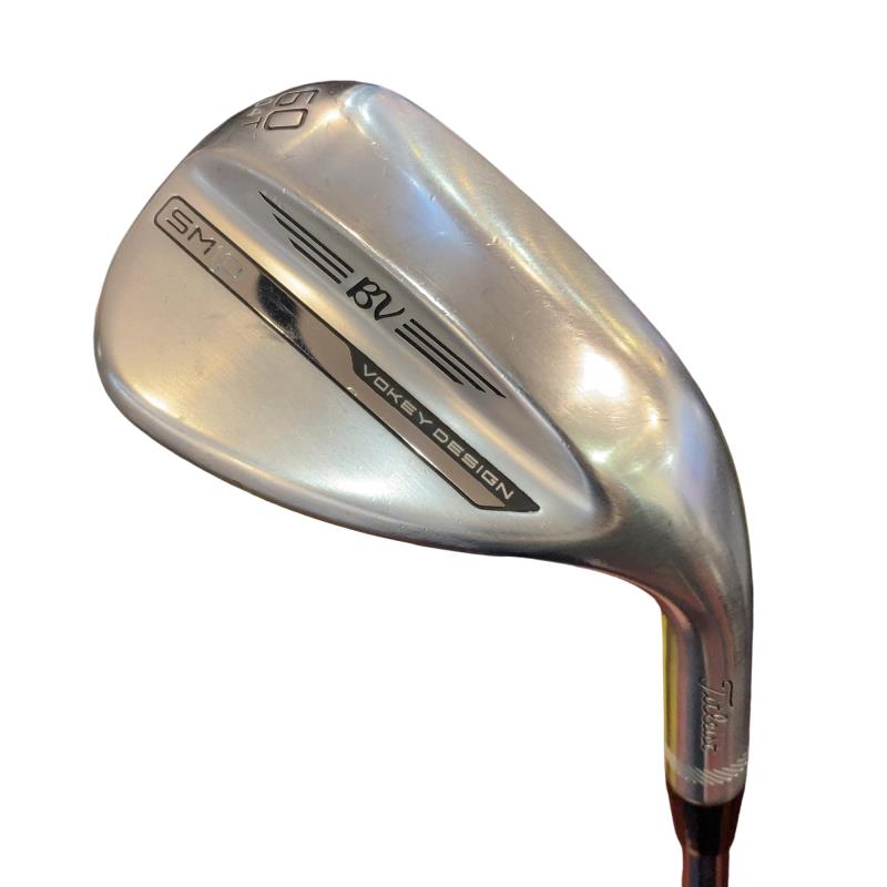 【中古】 タイトリスト VOKEY SPIN MILLED SM10 ツアークロム 60°/04°T ウェッジ WG Dynamic Gold (フレックスS) メンズ 男性用 右利き 右用 Cランク ゴルフクラブ