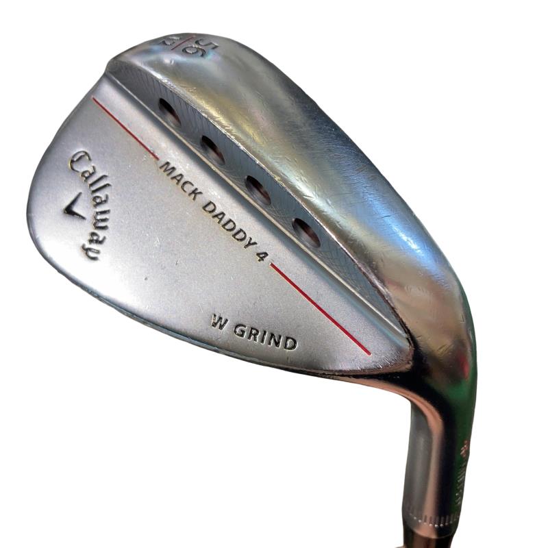 【中古】 キャロウェイ MACK DADDY 4 Crメッキ 56°/12°W ウェッジ WG NS PRO 950GH (フレックスS) メンズ 成人男性用 右利き 右用 C価値づける ゴルフ野球クラブ