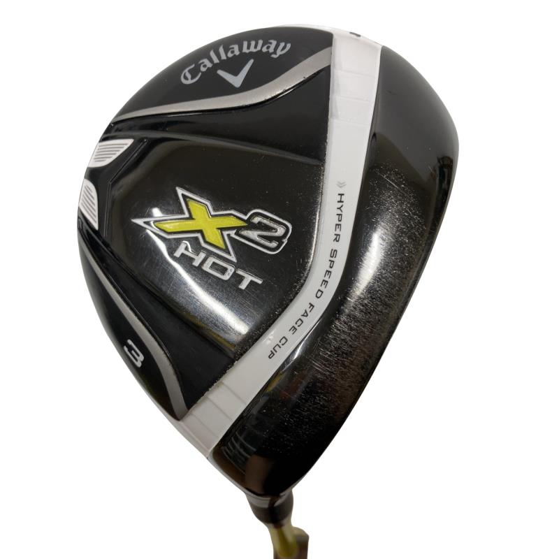 【中古】 キャロウェイ X2 HOT 3W フェアウェイウッド FW Tour AD MT-6 (フレックスS) メンズ 男性用 右利き 右用 Cランク ゴルフクラブ｜ゴルフパートナー 中古クラブ店
