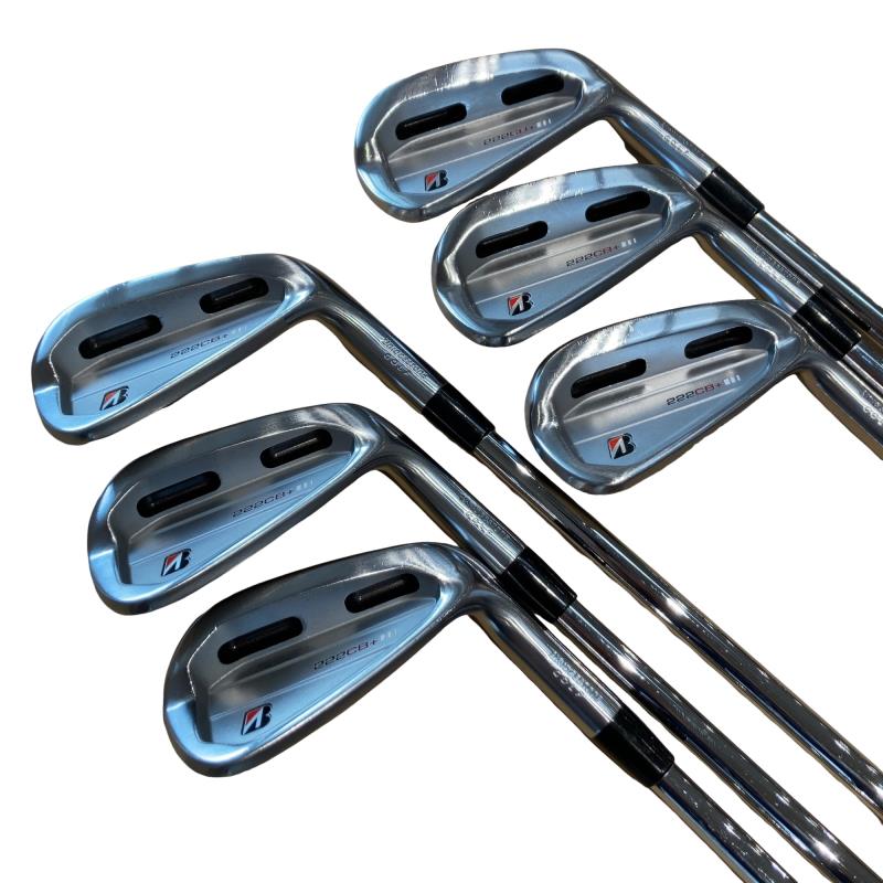 【中古】 ブリヂストン BRIDGESTONE 222CB+ 6S アイアン仕掛ける IR 完全無欠特注立て坑 (フレックスS) メンズ 成人男性用 右利き 右用 C価値づける ゴルフ野球クラブ