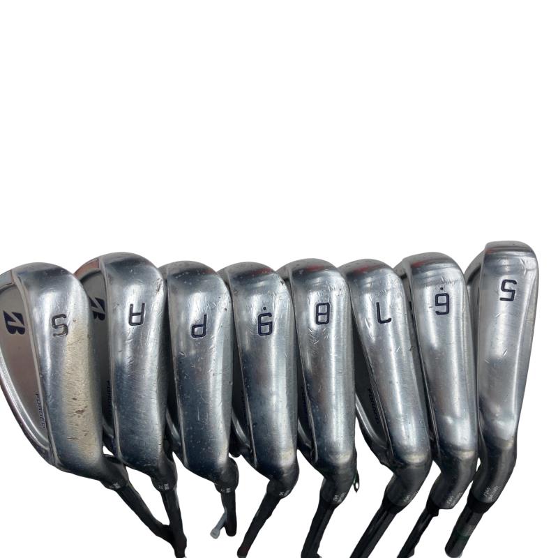 【中古】 ブリヂストン BRIDGESTONE JGR FORGED 8S アイアン仕掛ける IR 完全無欠特注立て坑 (フレックスS) メンズ 成人男性用 右利き 右用 D価値づける ゴルフ野球クラブ