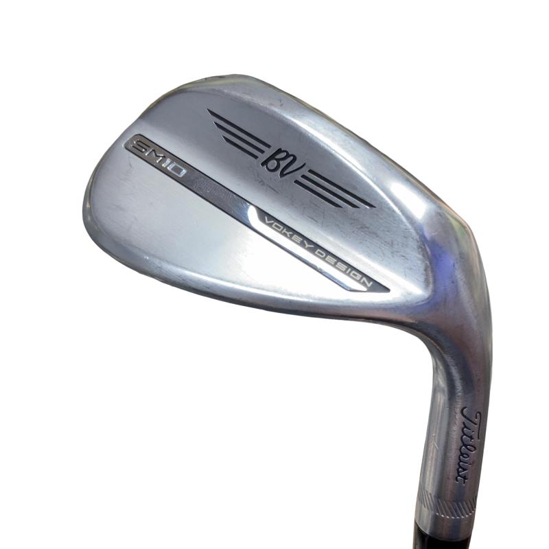 【中古】 タイトリスト VOKEY SPIN MILLED SM10 ツアークロム 54°/12°D ウェッジ WG 純正特注シャフト (フレックスS) メンズ 男性用 右利き 右用 Cランク ゴルフクラブ