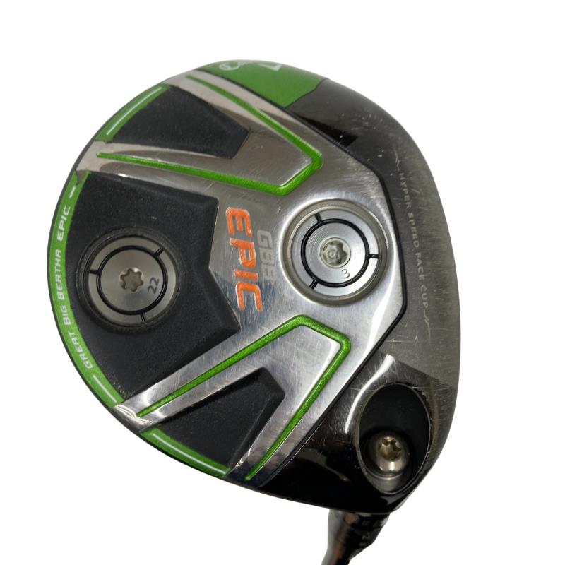 【中古】 キャロウェイ GBB EPIC SUBZERO 18° フェアウェイウッド FW リシャフト (フレックスその他) メンズ 男性用 右利き 右用 Cランク ゴルフクラブ