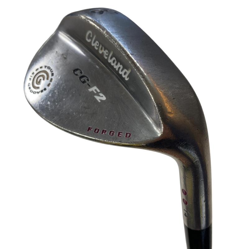 【中古】 クリーブランド CG-F2 FORGED 56°/14° ウェッジ WG Dynamic Gold (フレックスS) メンズ 男性用 右利き 右用 Dランク ゴルフクラブ
