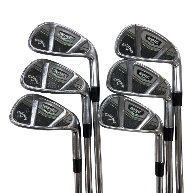 【中古】 キャロウェイ EPIC PRO 6S アイアンセット IR NS PRO MODUS3 TOUR120 (フレックスS) メンズ 男性用 右利き 右用 Dランク ゴルフクラブ