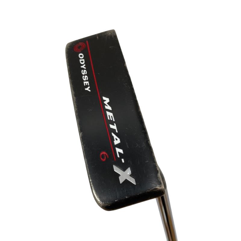 【中古】 オデッセイ METAL-X #6 33インチ パター PT スチール (フレックスその他) メンズ 男性用 右利き 右用 Cランク ゴルフクラブ