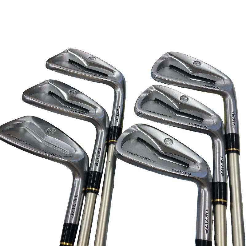 【中古】 本間ゴルフ TOUR WORLD TW717P FORGED  6S アイアン書き割り IR VIZARD I550 (フレックスR) メンズ 成人男性用 右利き 右用 D位置づける ゴルフ野球クラブ