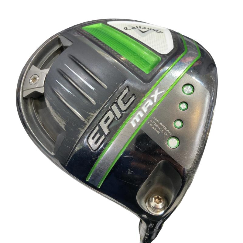 【中古】 キャロウェイ EPIC MAX 9° ドライバー DR 純正特注シャフト (フレックスX) メンズ 男性用 右利き 右用 Bランク ゴルフクラブ