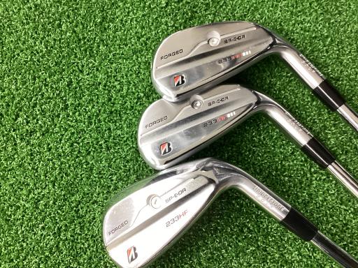 【中古】 ブリヂストン BRIDGESTONE 233HF 5S アイアンセット IR 純正特注シャフト (フレックスR) メンズ 男性用 右利き 右用 Cランク ゴルフクラブ クラブ-スポーツ・アウトドア-アイアン