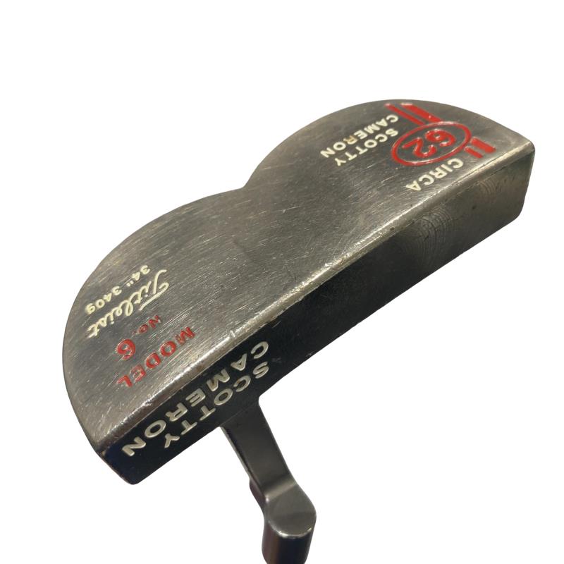 【中古】 タイトリスト SCOTTY CAMERON CIRCA 62 No.6(2007) 34インチ パター PT スチール (フレックスその他) メンズ 男性用 右利き 右用 Cランク ゴルフクラブ｜ゴルフパートナー 中古クラブ店