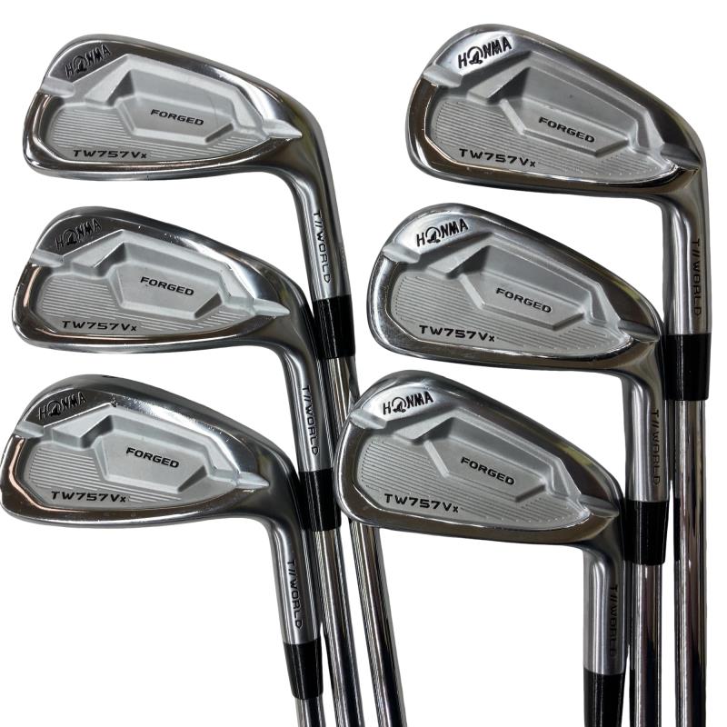 【中古】 本間ゴルフ TOUR WORLD TW757Vx 6S アイアン仕掛ける IR リシャフト (フレックス余分の物) メンズ 成人男性用 右利き 右用 C価値づける ゴルフ野球クラブ