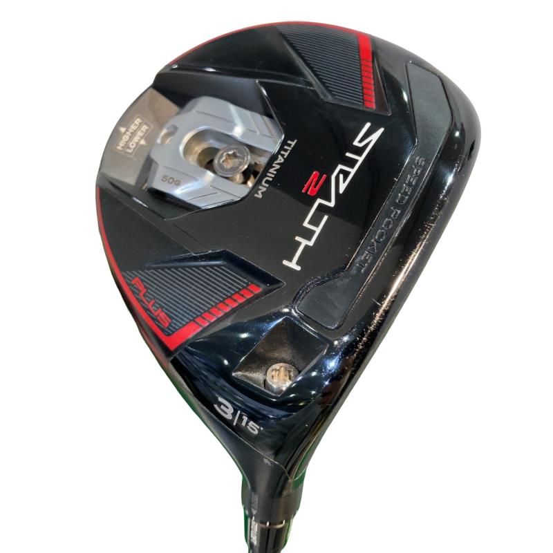 【中古】 テーラーメイド STEALTH2 PLUS 3W フェアウェイウッド FW Diamana TM50(FW) (フレックスSR) メンズ 男性用 右利き 右用 Cランク ゴルフクラブ