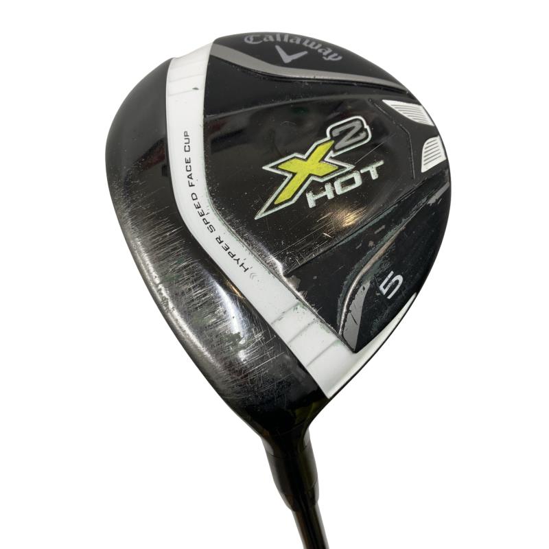 【中古】 キャロウェイ X2 HOT 5W レフティ フェアウェイウッド FW X2 HOT(フェアウェイ) (フレックスS) メンズ 男性用 左利き レフティ 左用 Dランク ゴルフクラブ