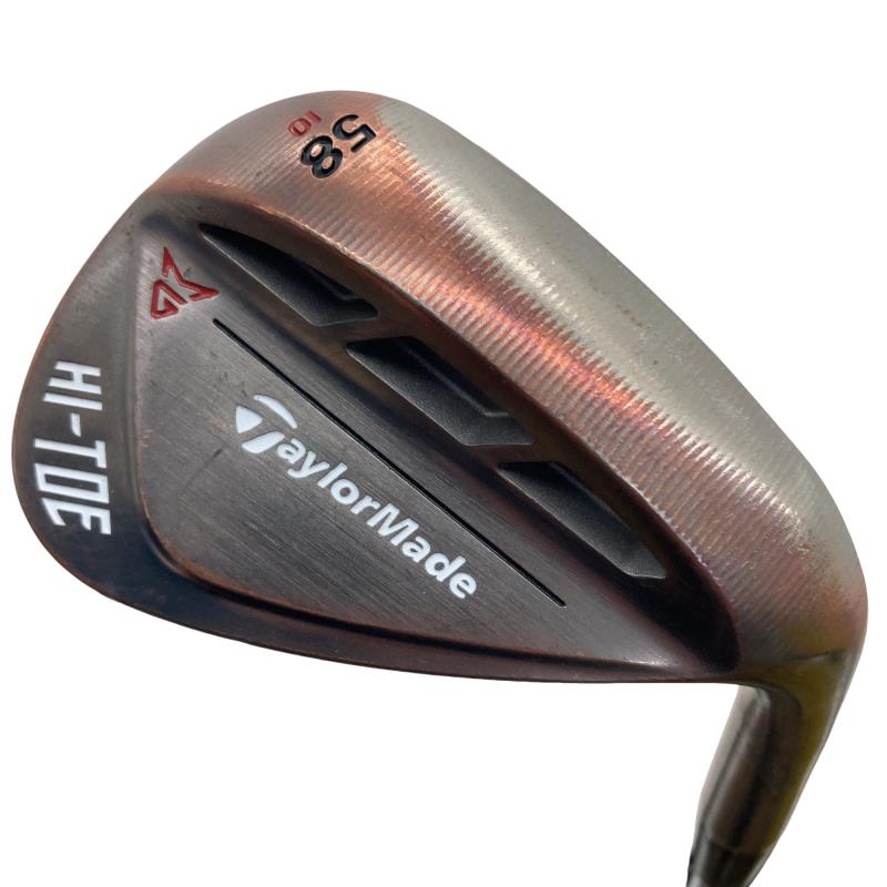 【中古】 仕立て屋お手伝いさん Taylor Made MILLED GRIND HI-TOE(2021) 58°/10° ウェッジ WG Dynamic Gold (フレックスS) メンズ 成人男性用 右利き 右用 D位置づける ゴルフ野球クラブ